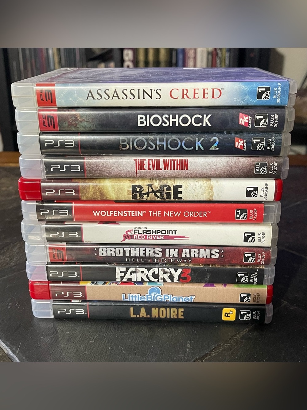 Lot of 11 Sony PlayStation 3 PS3 Games Bioshock Evil Within Farcry Wolfenstein